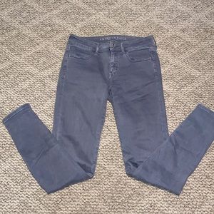 American Eagle Outfitters Next Level Stretch X Jegging Jean/Legging - Blue/Gray